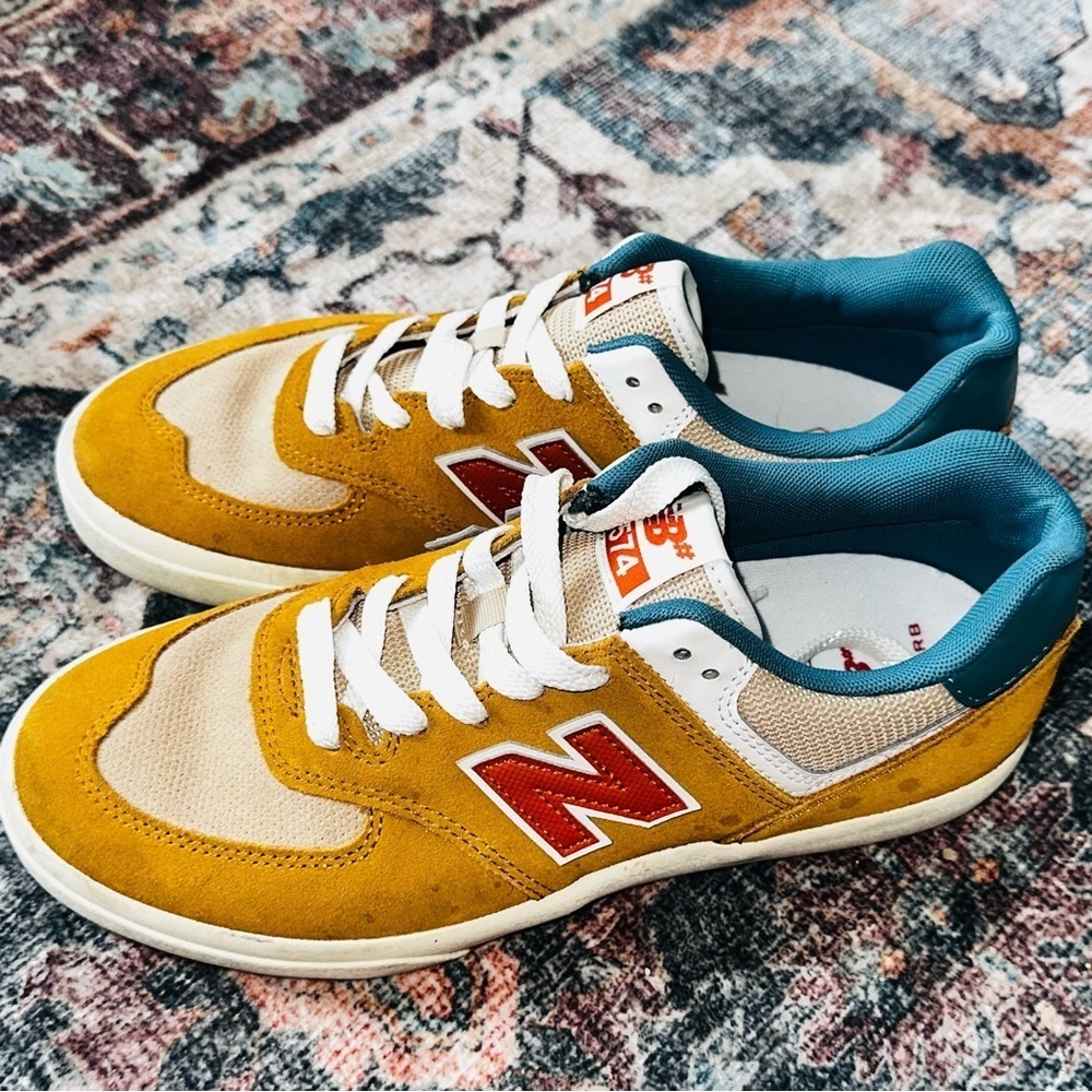 New Balance Numeric 574 Vulc 'Tan Teal' - image 6